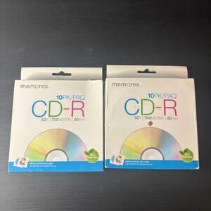 Lot of 17 blank Memorex 700MB CD-R discs